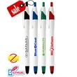 Closeout Elegant White Stylus Clicker Promo Pen - No Minimum