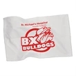 11" x 18" White Microfiber Rally Towel