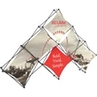 Xclaim 10ft 6 Quad Pyramid Fabric Popup Display Kit 01