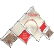 Xclaim 14ft 10 Quad Pyramid Fabric Popup Display Kit 03