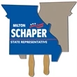 Missouri State Recycled Stock Shape Fan