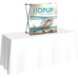 Hopup 2.5ft. Straight Tabletop Display & Front Graphic