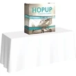 Hopup 2.5ft Straight Tabletop Frame & Fitted Graphic