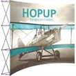 Hopup 10ft Full Height Curved Display & Front Graphic