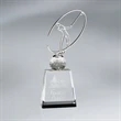 Orbital Golf Award on Clear Base (sml)