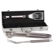 3 Piece Aluminum BBQ Set in Alluminum Case