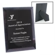 5" x 7" Engraved Black Glass Plaque w/ Easel Back