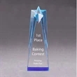 Acrylic Star Tower Award-Blue-3"x6"