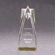 Acrylic Star Tower Award-Gold-3"x6"