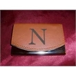 Faux Leather Business Card Holder
