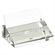 Engraved Crystal Business Card Holder