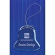 Engraved Crystal Bell Ornament
