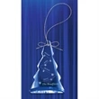 Engraved Crystal Tree Ornament