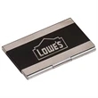 Black Metal Business Card Holder