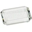 Engraved Premier Crystal Faceted Rectangle Paper Weight