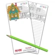 3.5" x 8" Real Estate Coloring Notepad - 50 Sheets