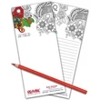 3.5" x 8" Real Estate Coloring Notepad - 50 Sheets