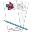 3.5" x 8" Real Estate Coloring Notepad - 50 Sheets