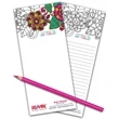 3.5" x 8" Coloring Notepad - 50 Sheets