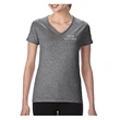 Ladies' Heavy Cotton™5.3 oz. V-Neck T-Shirt