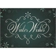 Classic Winter Wishes Holiday Greeting Card