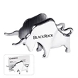Chrome Metal Bull Memo/ Card Holder