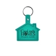 House Shape Key Tag with Keychain