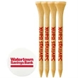 Golf Tee Pack With Wood Tees and Ball Marker