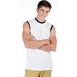Men's Sleeveless Contrast T-Shirt