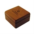 Hinged Lid Ring Box, 4" x 4" x 2"
