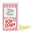 Stock Design Popcorn Bag-White Kraft Bag 4.75x2.8x8.8 1C