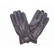 Leather men's Glove with Hook & Loop Closure and Lining