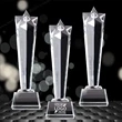 Polished Star Crystal Glass Trophy