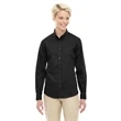 Women's Long-Sleeve Twill Shirt - Left Chest Embroidery