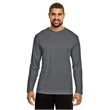 Men's Performance Long-Sleeve T-Shirt- Left Chest Embroidery