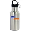 Sports water bottle, stainless steel, 16 Oz.