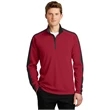 Sport-Tek Sport-Wick Textured Colorblock 1/4-Zip Pullover.