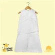 Baby Swaddling Wearable Blanket Sack White-Laughing Giraffe®