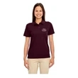 Performance Pique Polo, Color: Dark Burgundy.