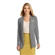 Port Authority Ladies Open Front Cardigan Sweater.
