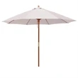 9 ft Rd FR Beach Umbrella, 8 Ribs, Blank