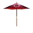 7 ft Rd Wood Umbrella, 6 Ribs, Dye-Sublimation, Full Bleed