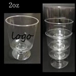 Stemless Hard Plastic Glass