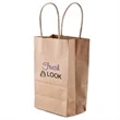 Recycled Natural Kraft Paper Shopping Bag Printed 2C1S