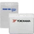 Printed Badge Holder - Clear Vinyl