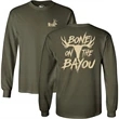 Bone on the Bayou - Distress Hunt - Long Sleeve