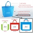 Customize Non-Woven Tote Bag (17 3/4" W x 13 3/4" H x 4" D)