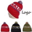 Pom Knitted Beanie