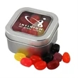 Tin with Window Lid and Jelly Beans