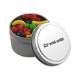 Round Metal Tin with Lid and Candy Fruitz